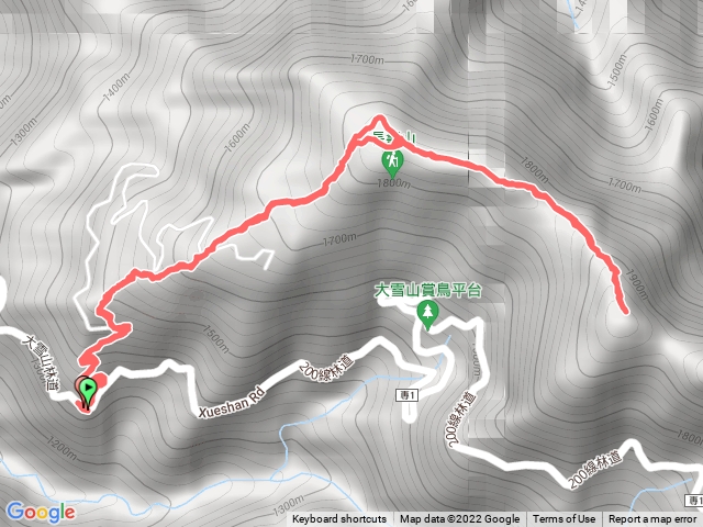 台中長壽山醜崠山二連峰來回20220320
