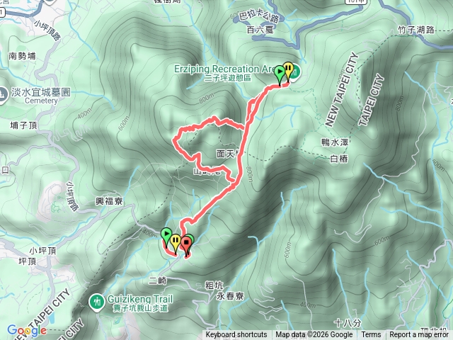 清天宮、面天山、向天山、二子坪預覽圖