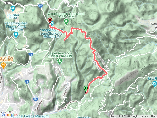 聖人橋 風櫃嘴 竹篙山 擎天崗 冷水坑