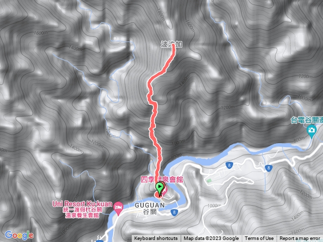 1120427 谷關七雄-波津加山(四季溫泉起登)