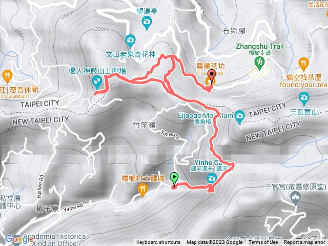 銀河洞越嶺登山步道