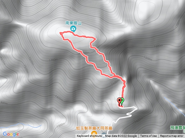 南東眼山（埔里六秀之四）小O繞