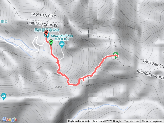 馬武督探索森林-外鳥嘴山(Garmin 7K、爬610m)