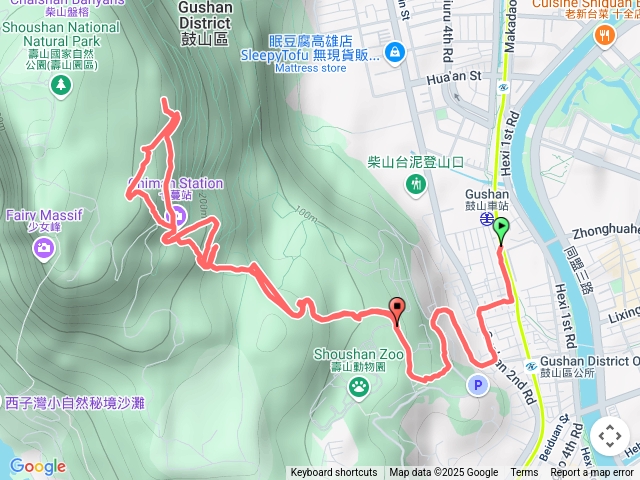 鼓山車站—南壽山登山口