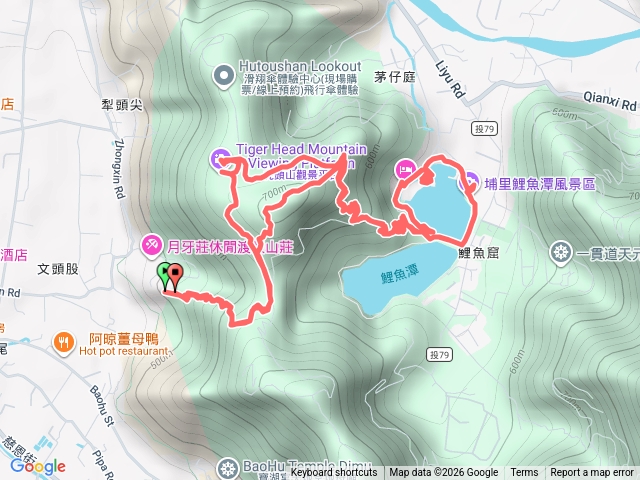 鰲頭山步道鯉魚潭環走預覽圖