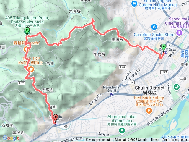 大同山，青龍嶺，大棟山（樹林進，山佳出）