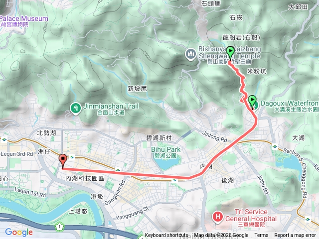 圓覺瀑布，圓覺寺步道預覽圖