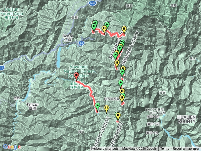 能高縱走預覽圖