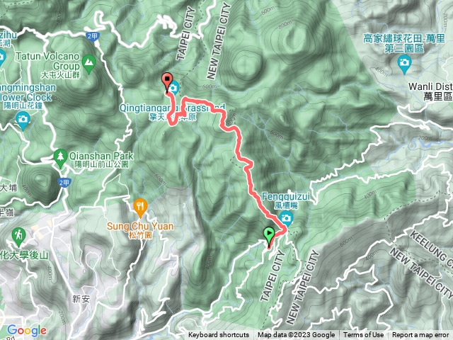 陽明山大縱走東段