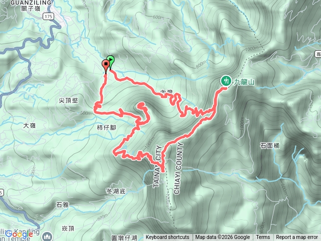 九（九龍山）凍（大凍山）雞（雞籠山）O型環路線