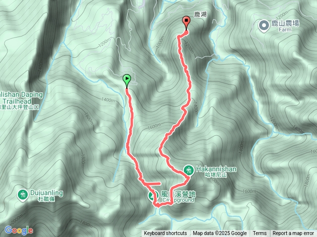 鹿場走豐美溪秘境，上哈堪尼山下鹿湖預覽圖