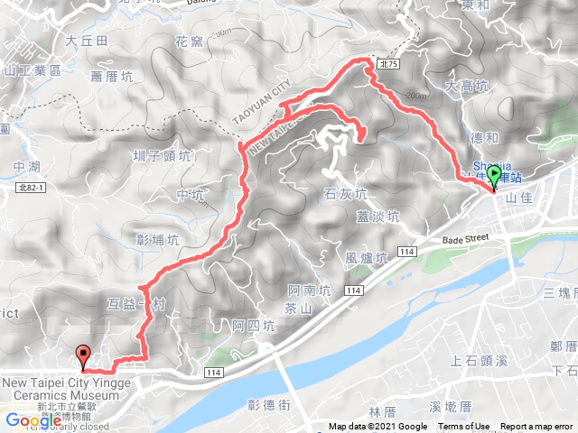 雙石灰健走，石灰坑山、石灰坑山東峰，山佳到鶯歌