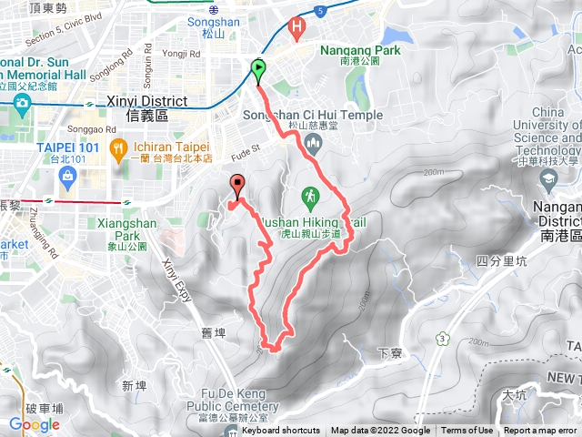 虎山至拇指山永春坡下出111/06/04