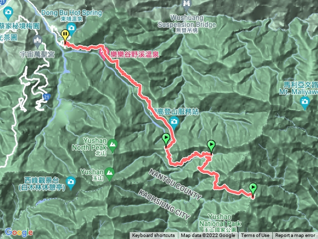 南二段D6/6大水窟山屋到登山口