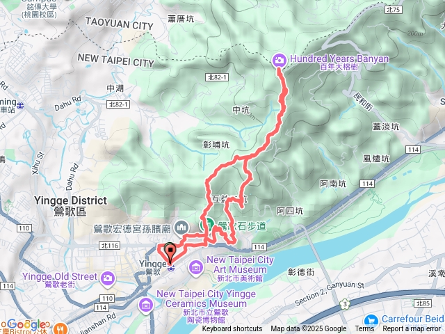 孫龍步道-牛灶山步道-光明山稜線步道-鶯歌登山步道-鶯歌石步道 (鶯歌進，鶯歌出)預覽圖