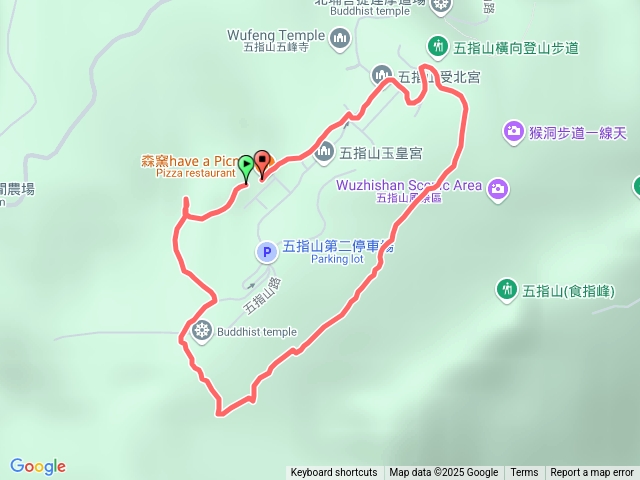 仙洞-五指山橫向步道