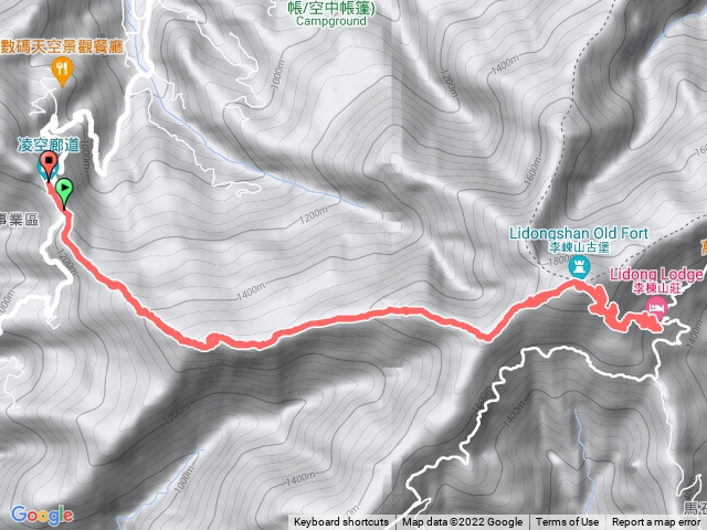 2022.09.18凌空廊道上大混山、李棟山、李棟山莊來回