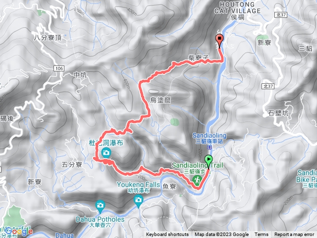 三貂嶺中坑柴寮古道預覽圖