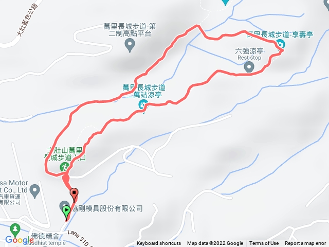 大肚萬里長城步道 旗開得勝步道