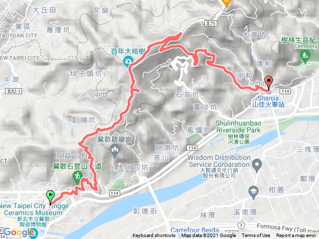 20211129北鶯山-彰埔坑山-光明山-阿南坑山-望湖山-石灰坑山-石灰坑山東峰-中坑山