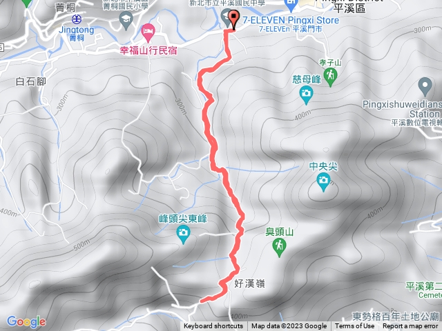 東勢格越嶺古道