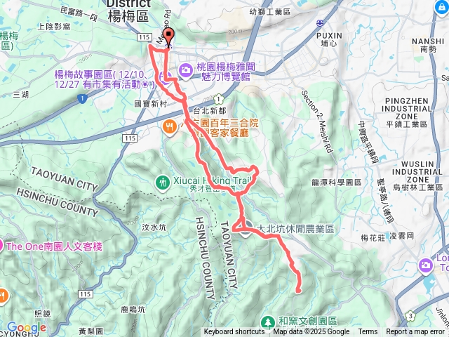 福人步道、保甲古道、龜山頭山、老坑山、番子窩山預覽圖