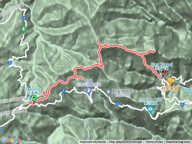 卯畢羊縱走(含關原駐在所)