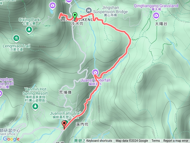 冷水坑絹絲瀑布