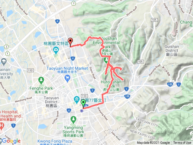 20210110桃園虎頭山11連峰