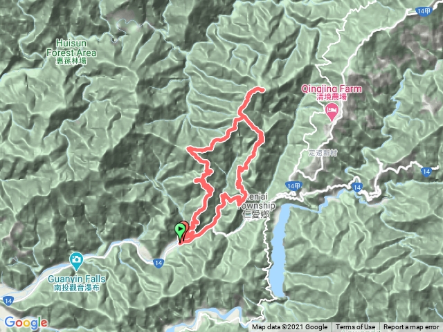 南豐村上三眼縱走下眉溪山