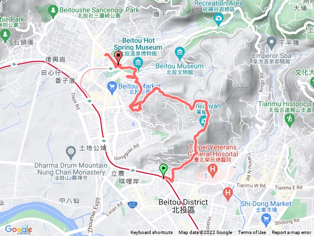 軍艦岩、丹鳳山步道
