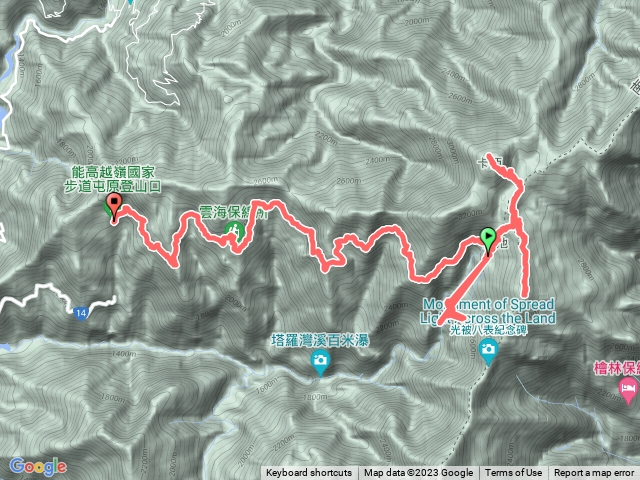 D2天池-南華-奇萊南峰-南華-屯原