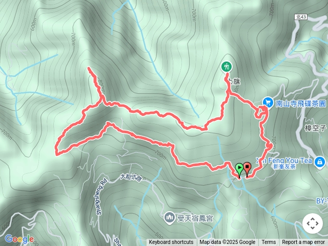 東昇茶坊～南勢坑山～鑽石峰～人頭面山～獅公髻尾山O型