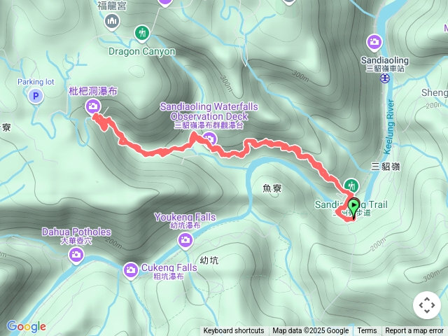 三貂嶺(阿珠姐肉羹-合谷瀑布-摩天瀑布-枇杷東瀑布)