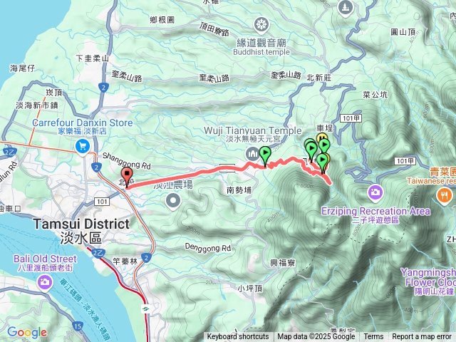楓樹湖步道山仔頂下天元宮