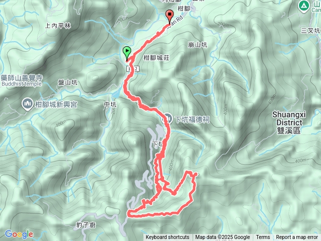 琳-雙溪下坑古道-柑腳山小環狀