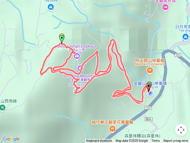 金龍山步道（繞過曙光台的狗群）