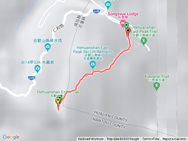 合歡山東峰（往返）
