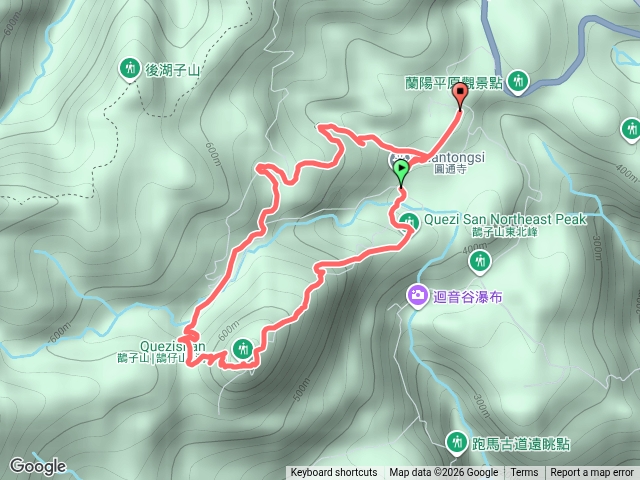 鵲子山O型圓通寺進出預覽圖