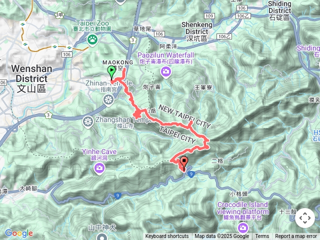 文山猴山坑山-金頭山-猴山岳群峰-阿柔洋山-二格山-南邦寮山