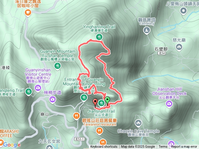 盤絲尖，散財岩，龍女岩O型