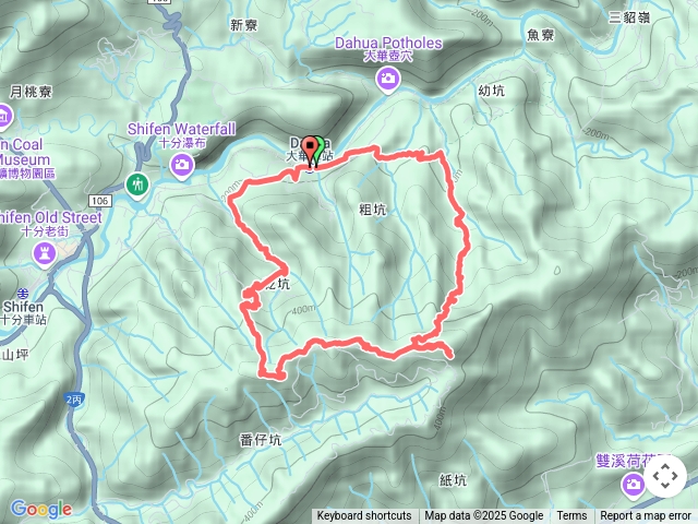 大華車站幼坑崙幼坑聚落古道平湖步道乾坑古道石龜將軍O形