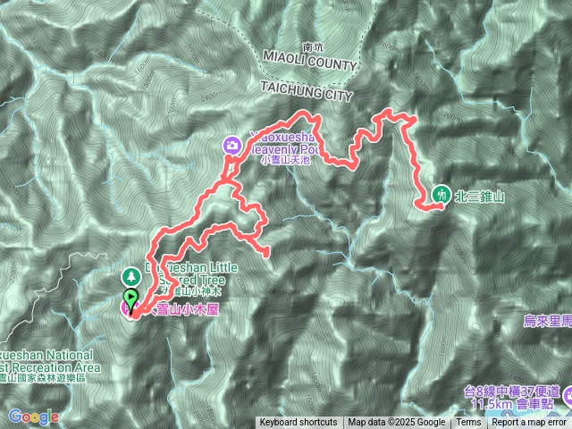 北三錐山-平石山西北峰-鞍馬山