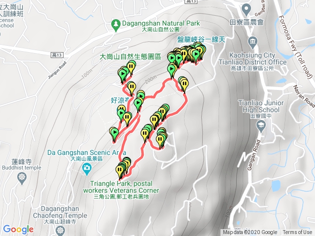 大崗山、龍磐峽谷