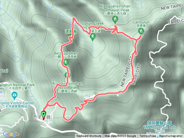 小觀音山大O群峰路線