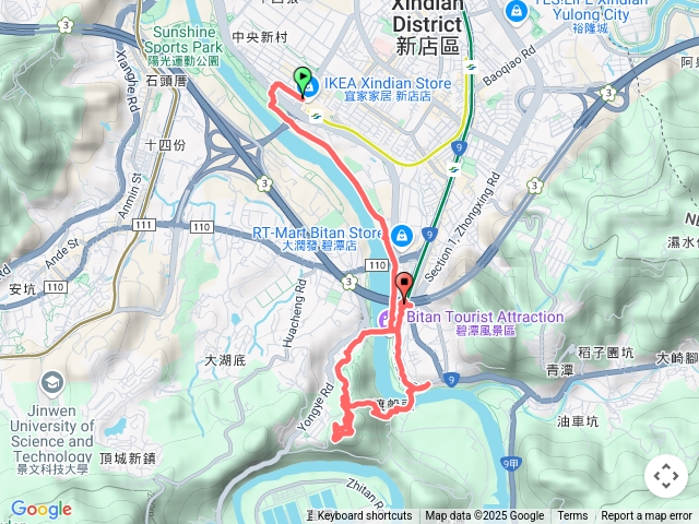 小碧潭站、和美山、新店渡輪