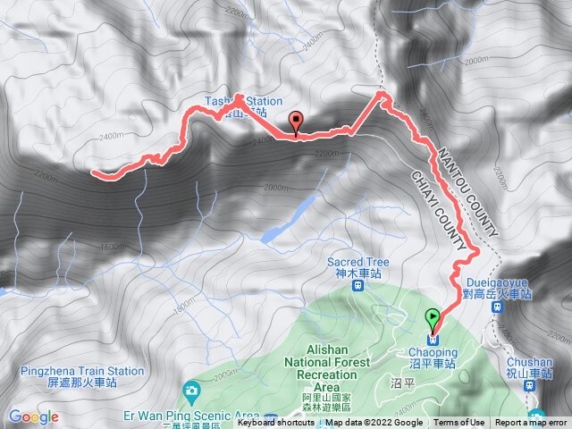阿里山一日雙塔（大塔山小百岳。中塔山）