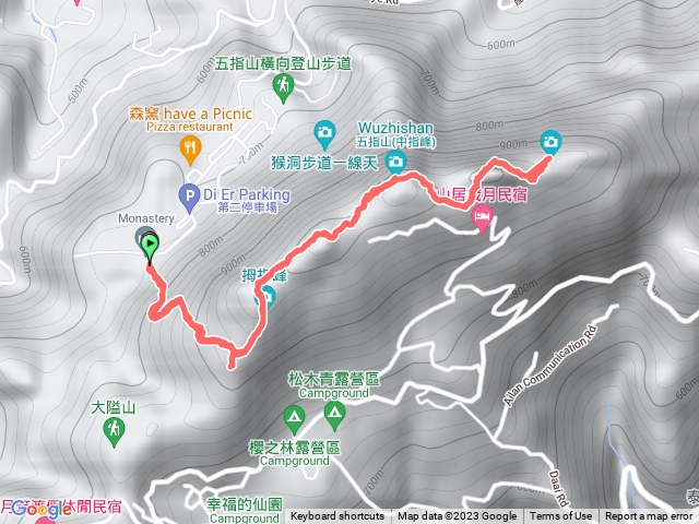 20230120新竹五指山連峰