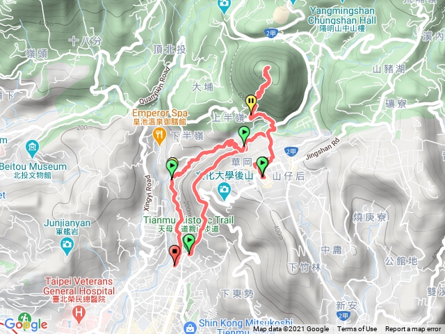 天母水管古道+紗帽山