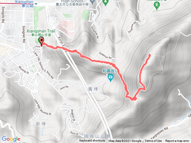 象山拇指山九五峰上下行